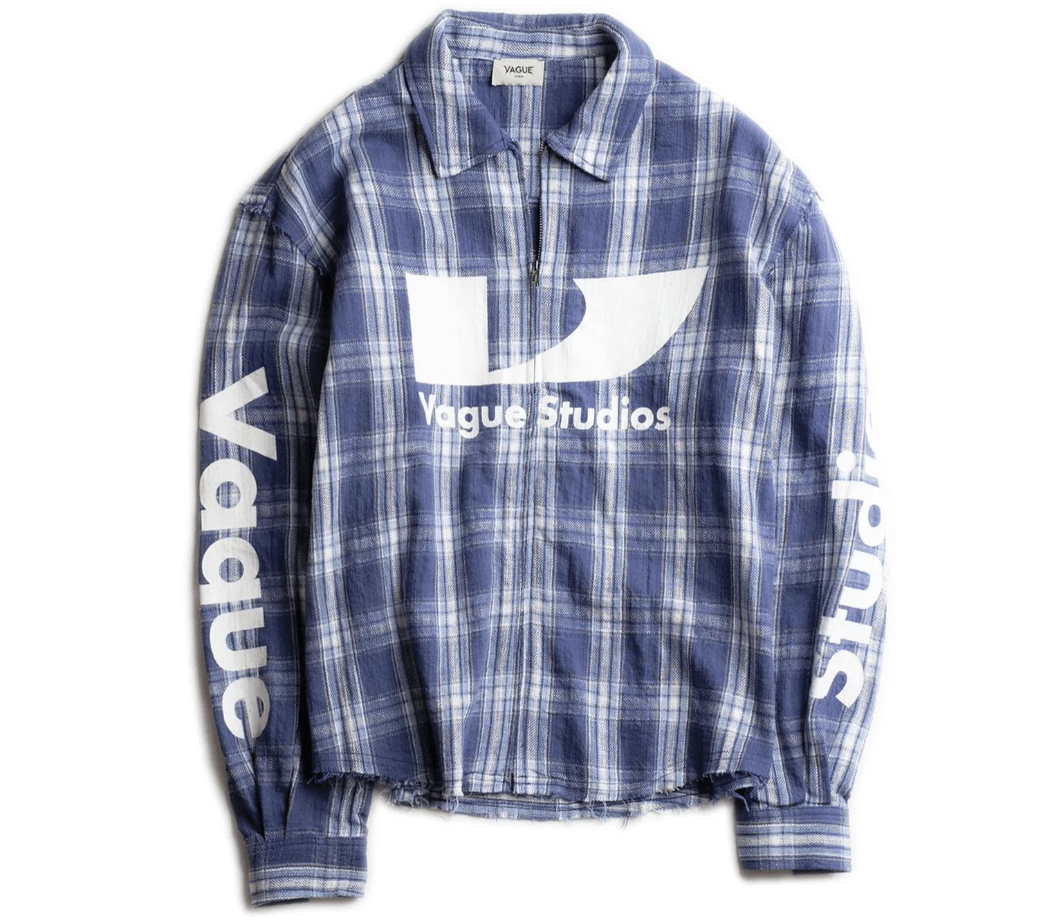 Vague Surge Zip Flannel Blue