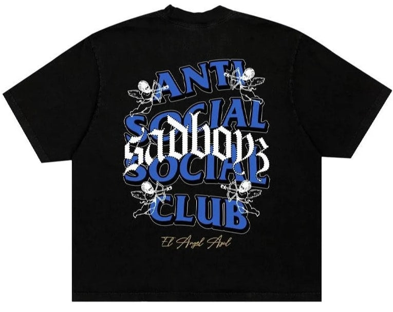 Anti Social Social Club Sadboyz El Azul Tee Black