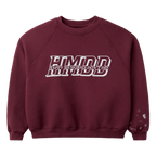 HMDD Burgundy Club Crewneck
