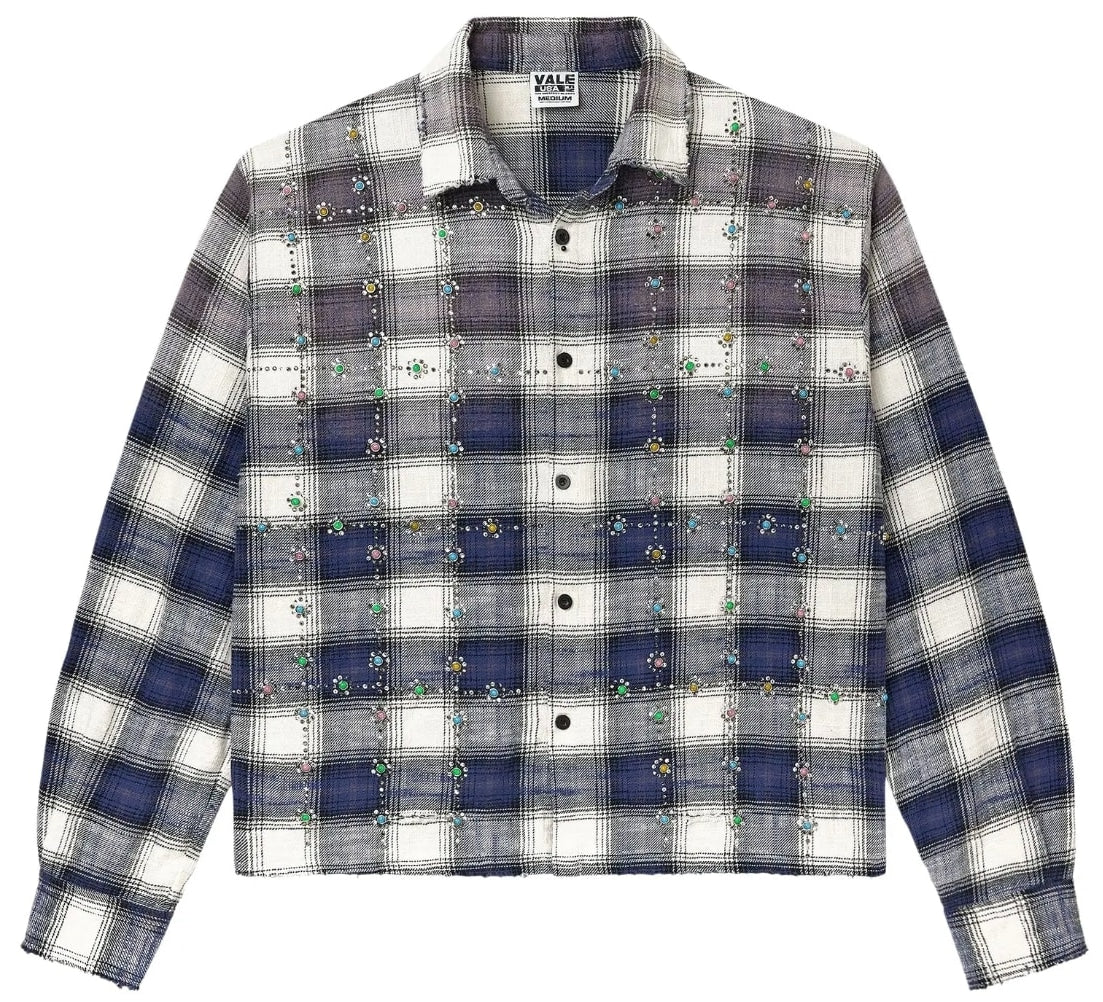 Vale Forever Sky Gems Flannel Navy