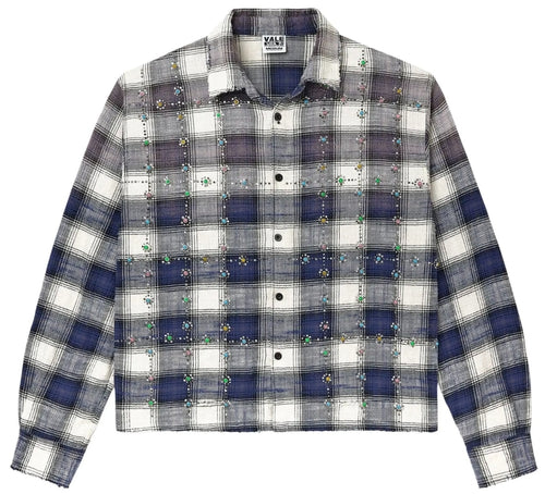 Vale Forever Sky Gems Flannel Navy