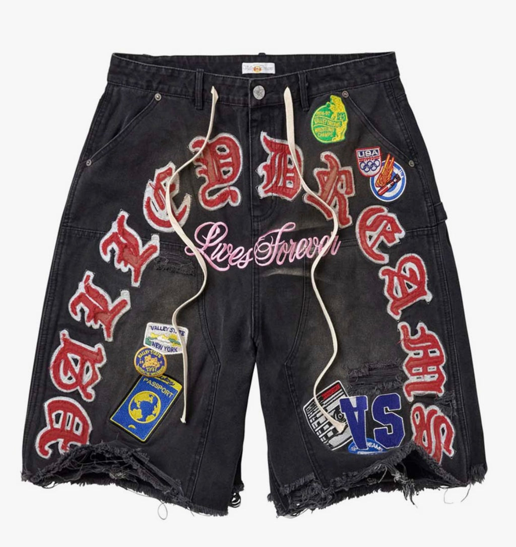 Vale Forever Workshop Jorts Black