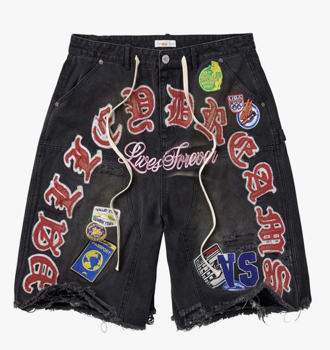 Vale Forever Workshop Jorts Black
