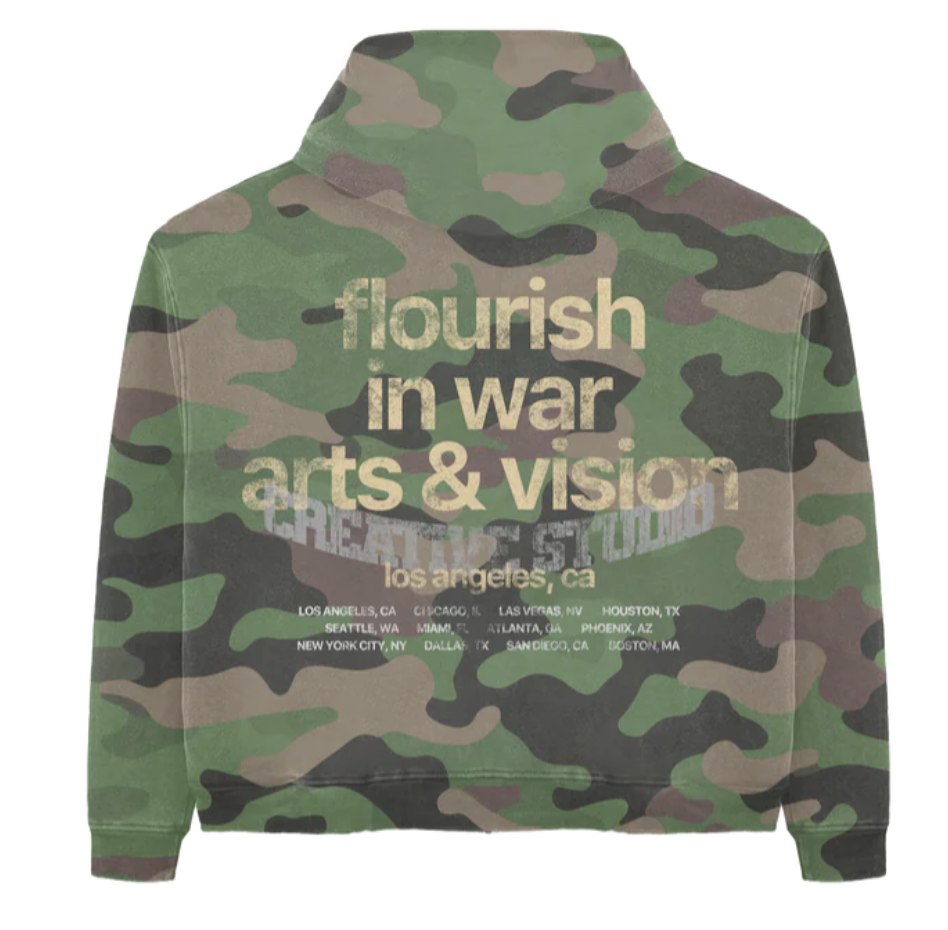 Flowar Camo Zip-Up