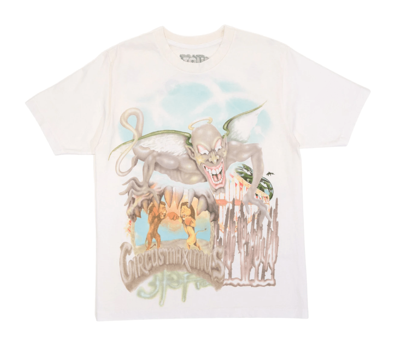 Travis Scott Utopia Circus Maximus 2023 Tour III Tee White
