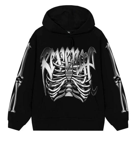 Revenge Chrome Skeleton Hoodie