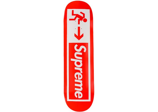 Supreme Exit Skateboard Deck Red