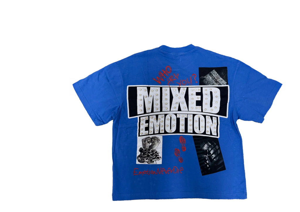 Mixed Emotions Lost Identity Tee Blue