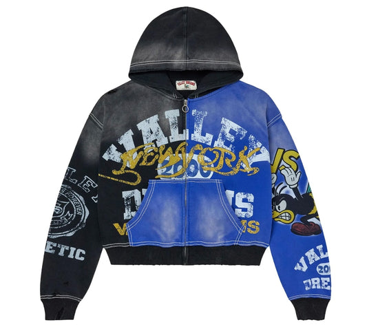 Vale Forever Bipolar Big Zip Up Black/Blue