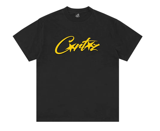 Corteiz OG Allstarz Tee 'Black/Yellow'