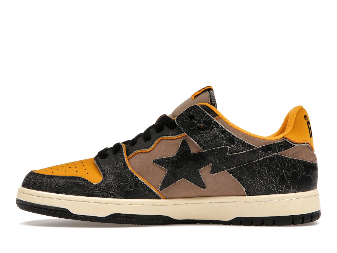 A Bathing Ape Bape SK8 Sta Vintage Black Yellow