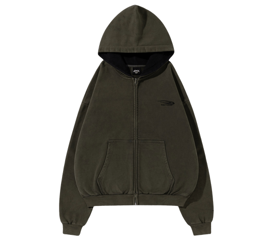 Ditch Athletic Zip-Up Ash
