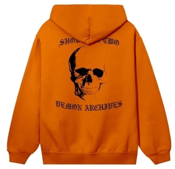 Revenge Demon Archive Hoodie Orange
