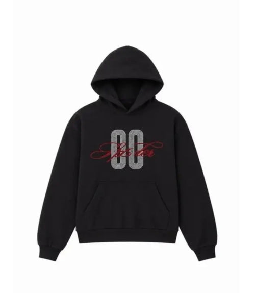 Sp5der Double O Opium Rhinestone Hoodie