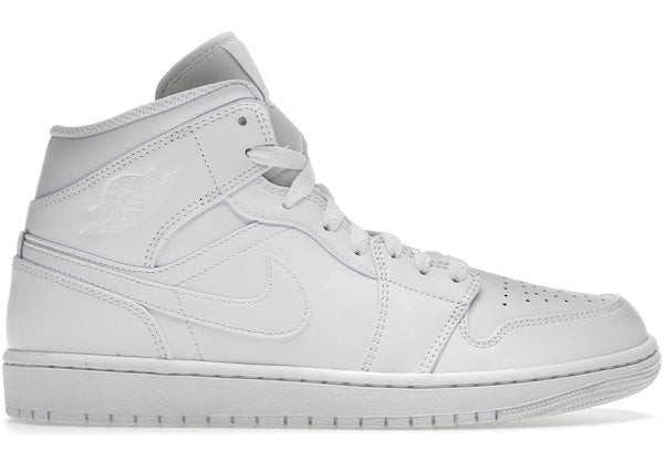 Jordan 1 Mid Triple White (2022)