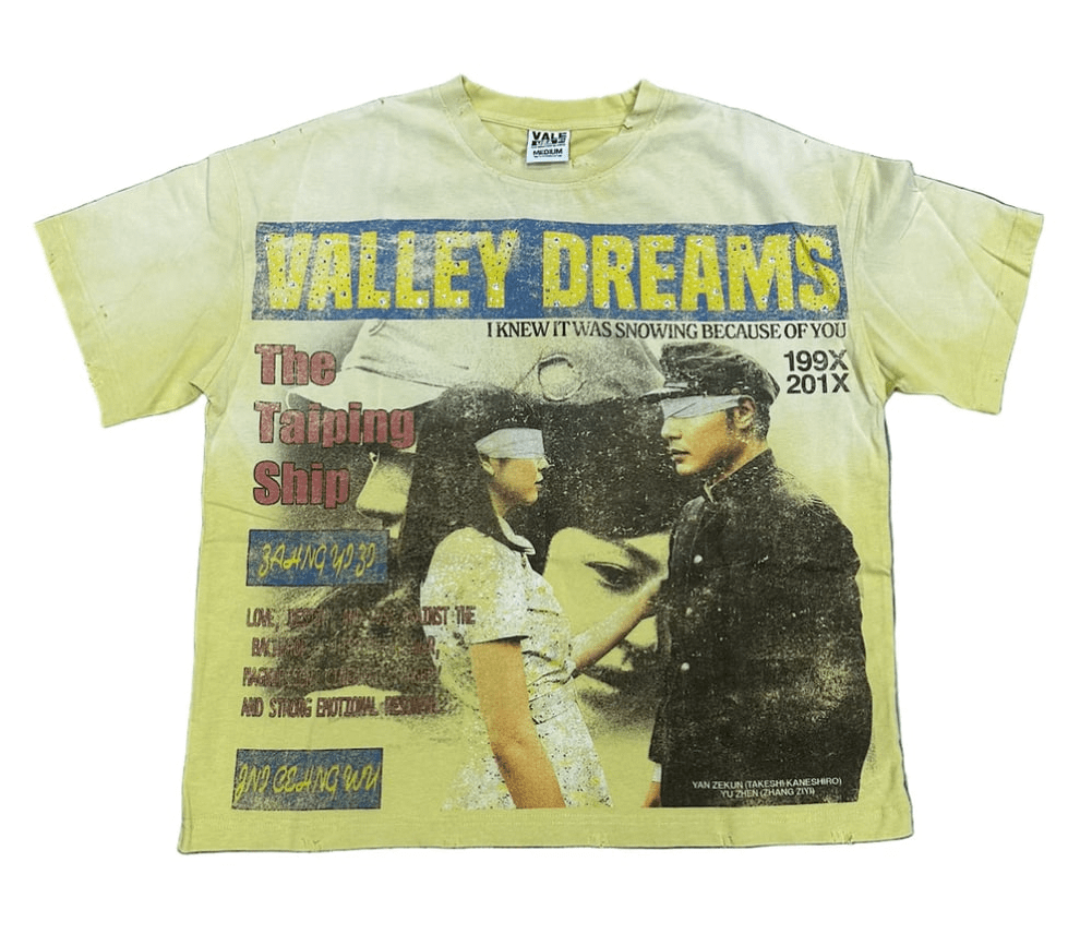 Vale Forever The Cross Bling Tee Yellow