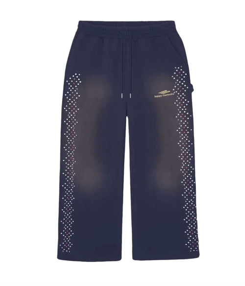 Happy Memories Don't Die HMDD Crystal Sweatpants Navy
