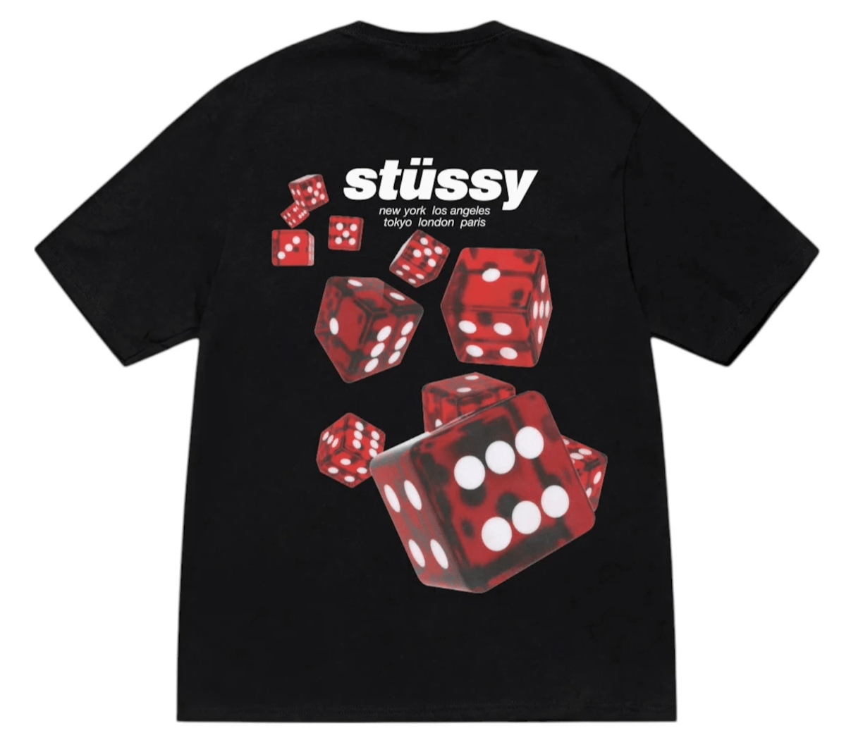 Stussy Rollers Tee Black