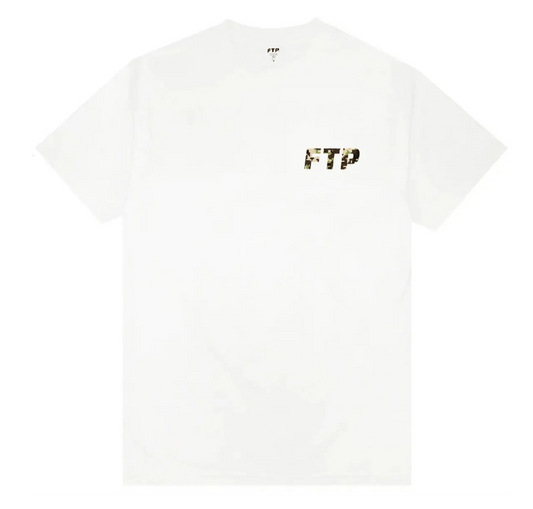 FTP Digital Camo Log Tee White