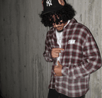SNK Bedazzled Flannel Red