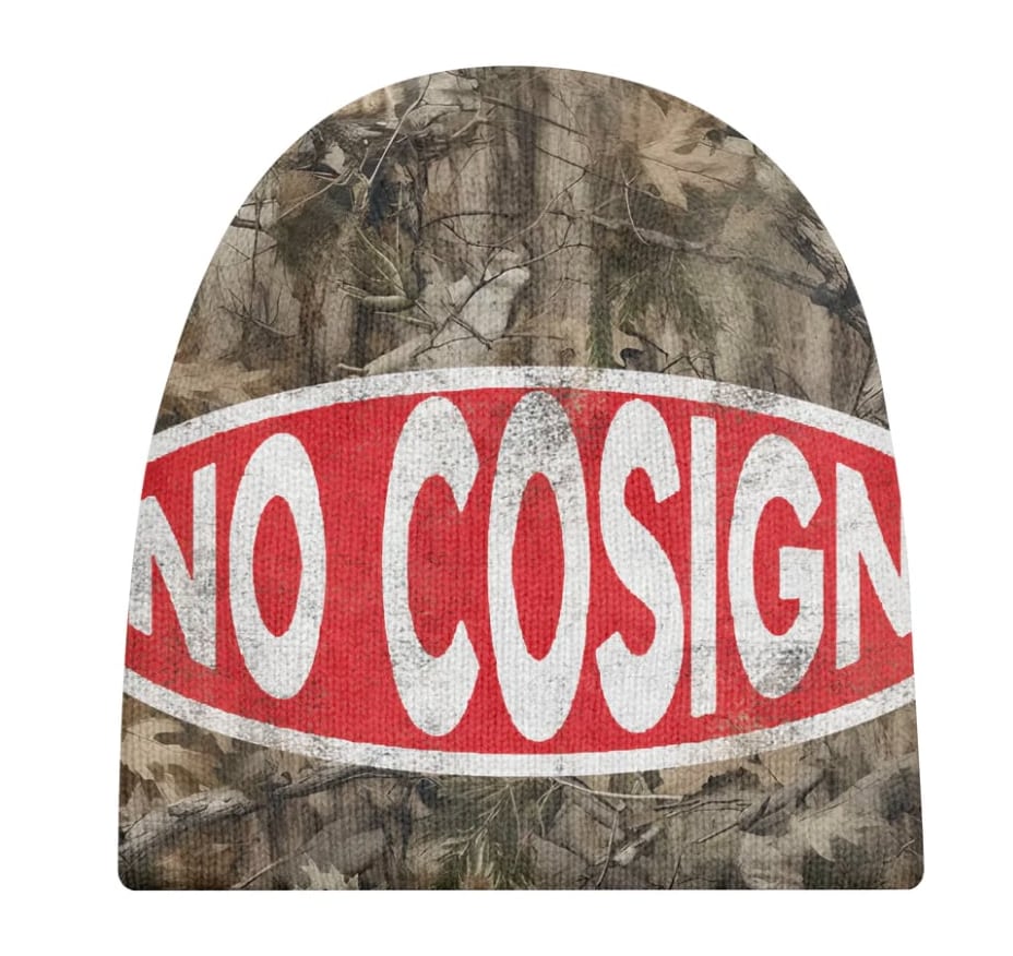 No Cosign OG Logo Beanie Camo