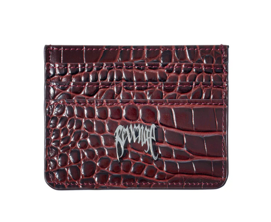 Revenge Arch Logo Croc Cardholder Red