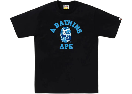 BAPE ABC Camo College Tee (SS25) Black/Blue