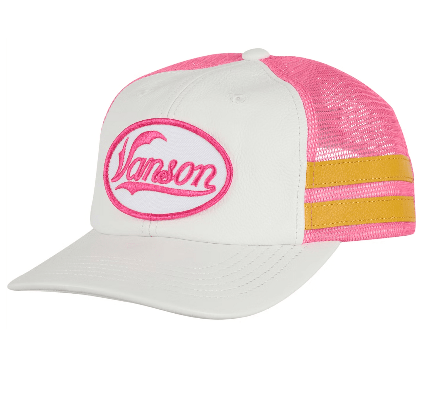 Supreme Vanson Leathers Mesh Back 6-Panel White