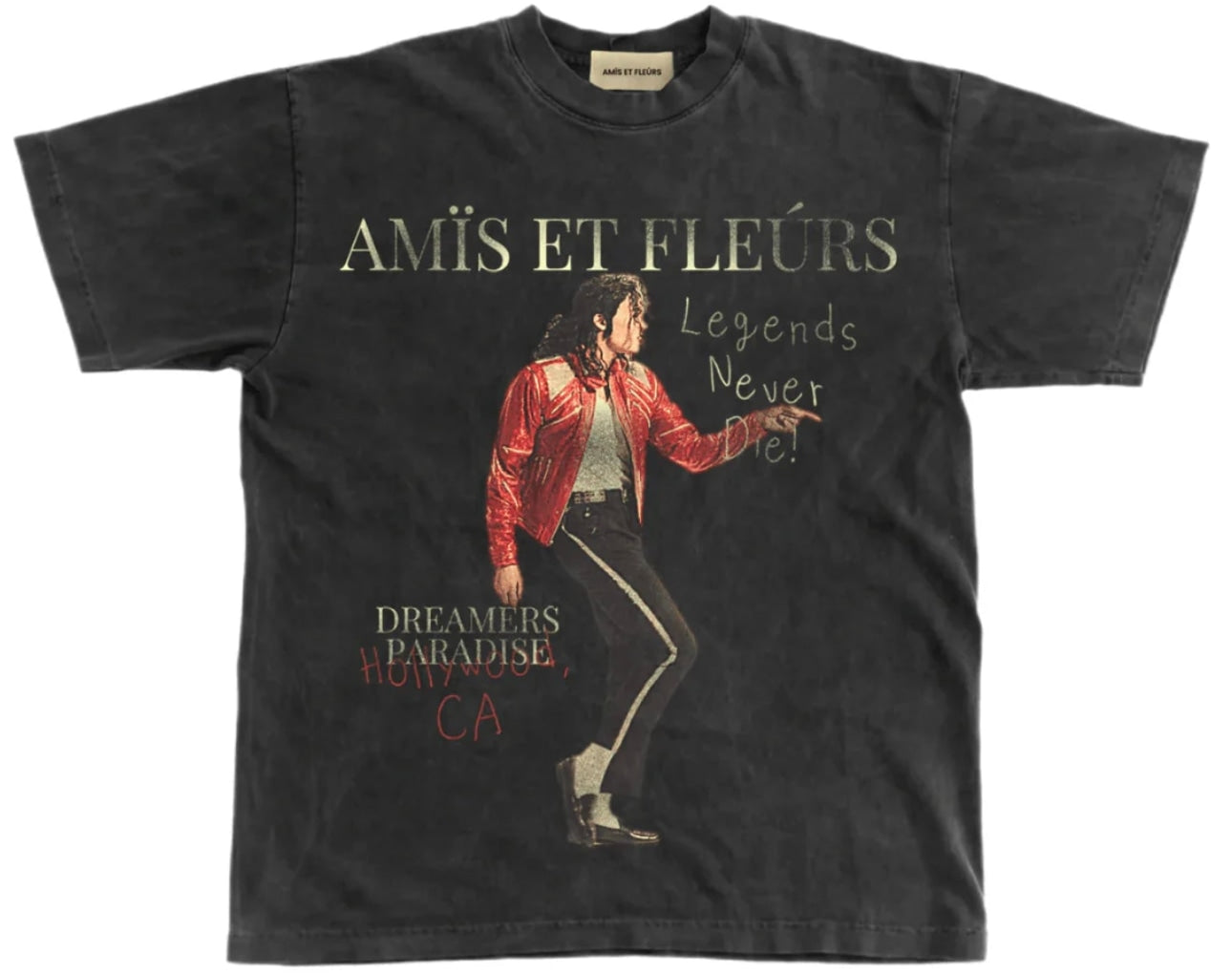 AMIS ET FLEURS Legends Never Die 2.0 T-shirt
