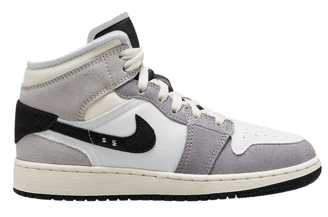 Jordan 1 Mid SE Craft Inside Out Cement Grey (GS)