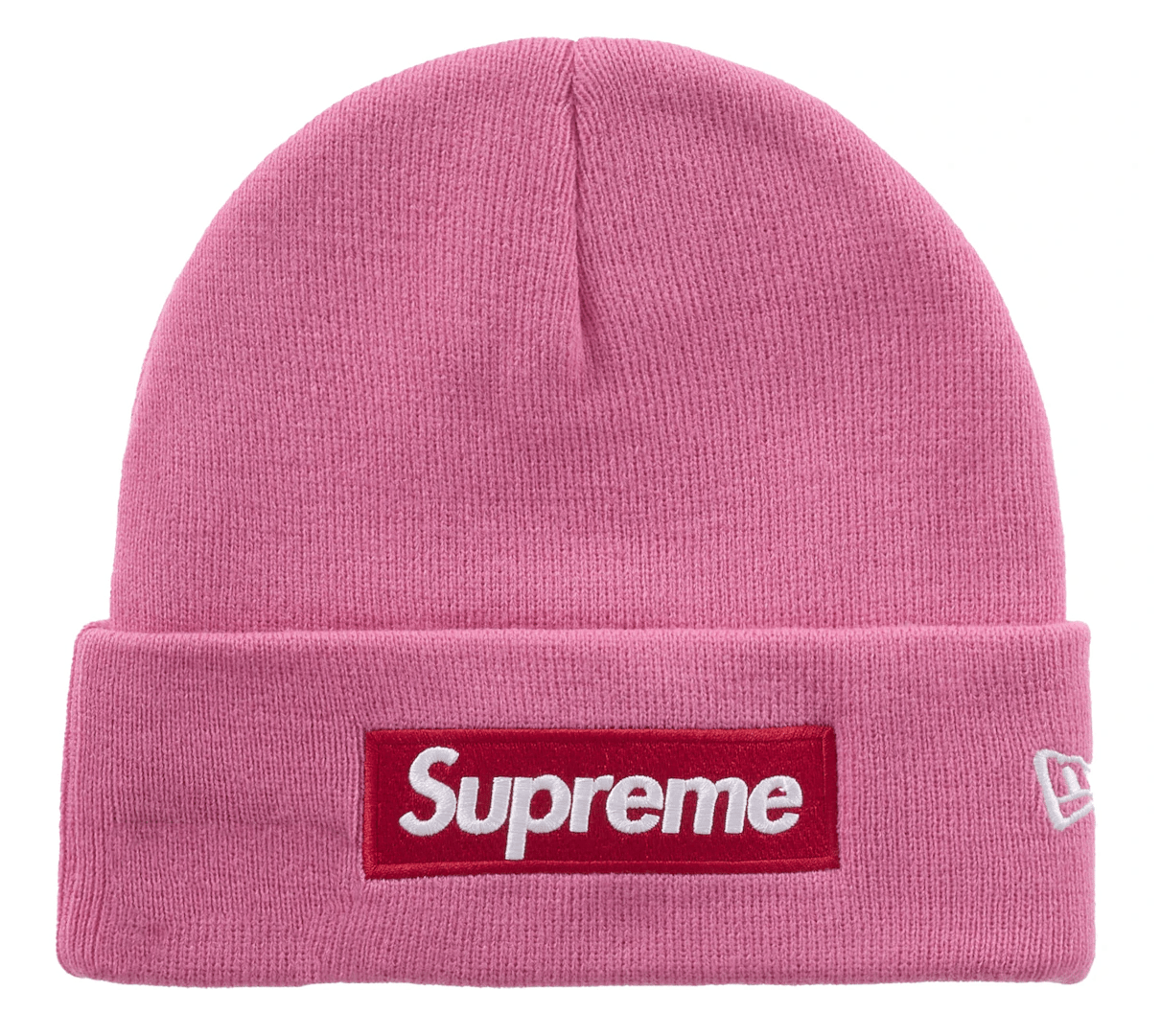 Supreme New Era Box Logo Beanie (FW25) Magenta