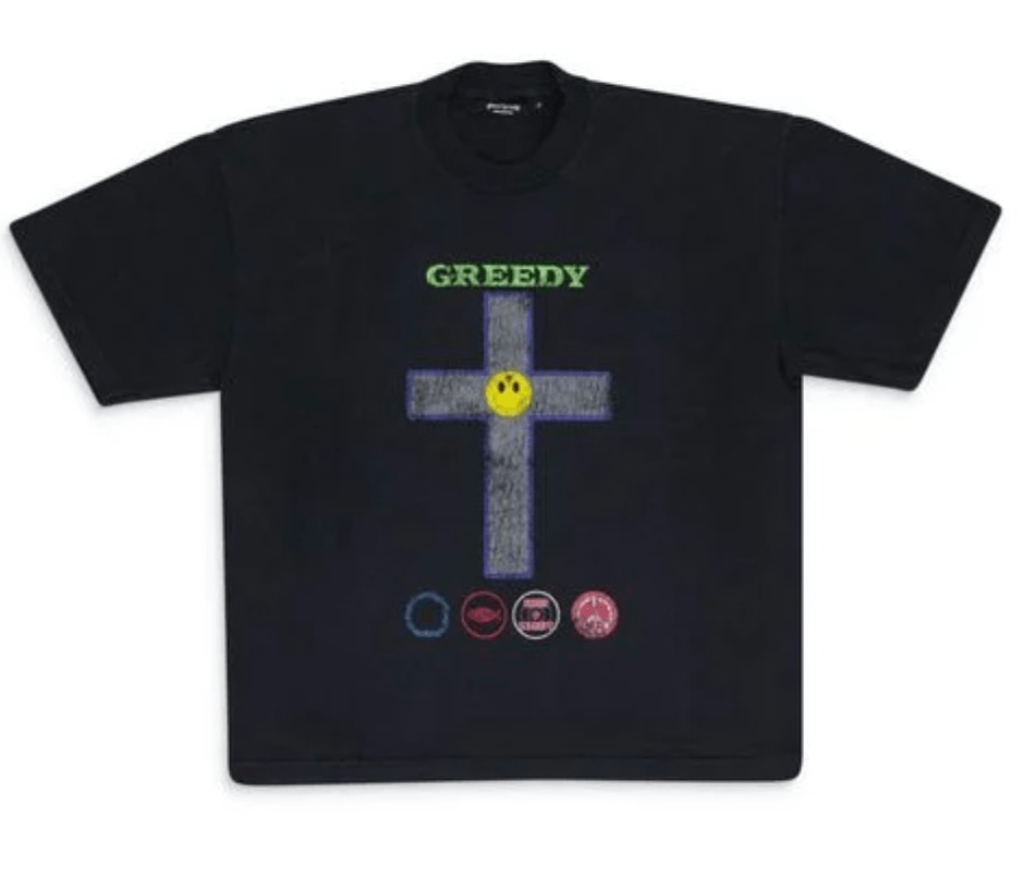 Greedy Unit Men's Black Stone Believer Tee