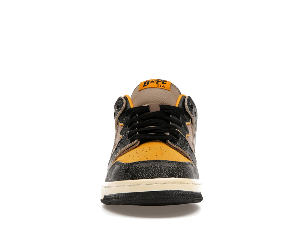 A Bathing Ape Bape SK8 Sta Vintage Black Yellow