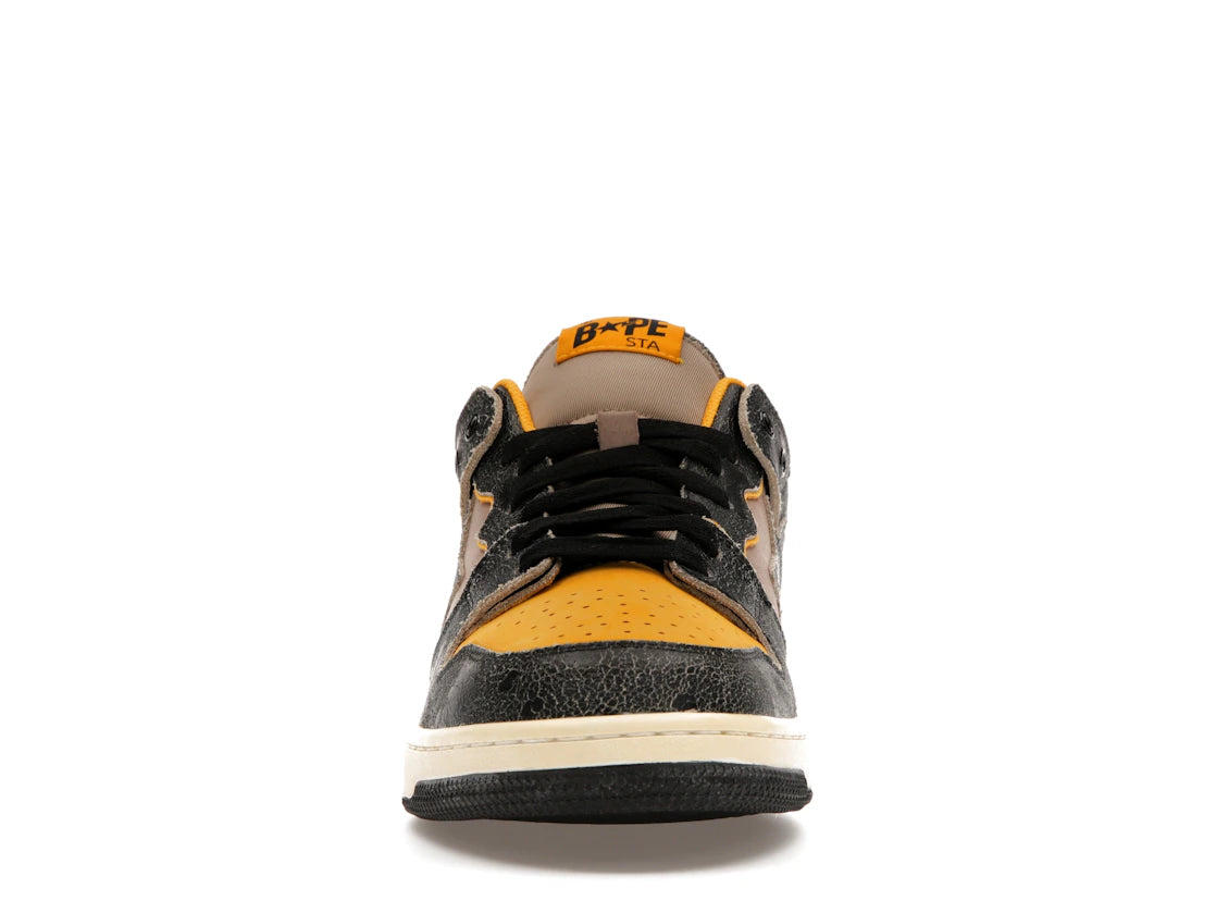 A Bathing Ape Bape SK8 Sta Vintage Black Yellow