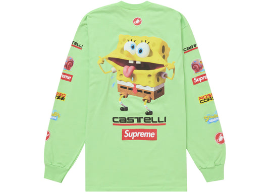 Supreme SpongeBob/Castelli Racing L/S Tee Green