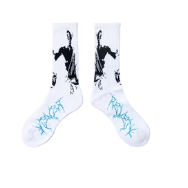 David And Goliath Socks White