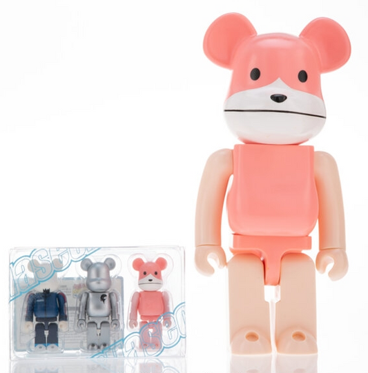 Bearbrick (Phase 0.2 X Motoclub 903) 400% and Set of 3 100%