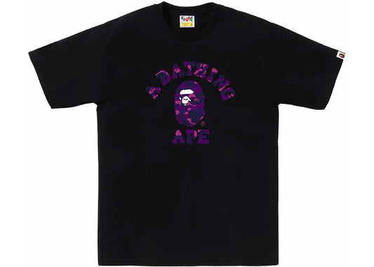 BAPE Color Camo College Tee (SS24) Black/Purple