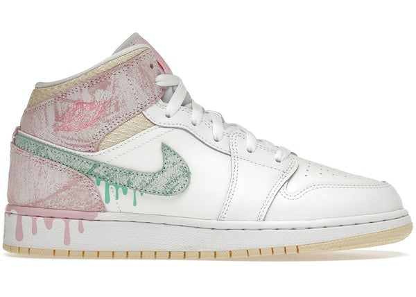 Jordan 1 Mid Paint Drip (GS)