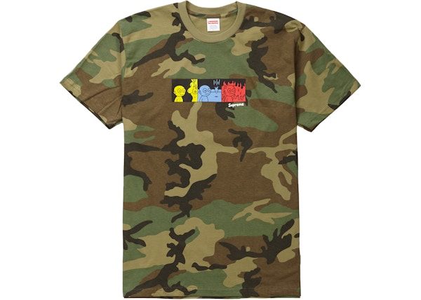 Supreme Life Tee Woodland Camo