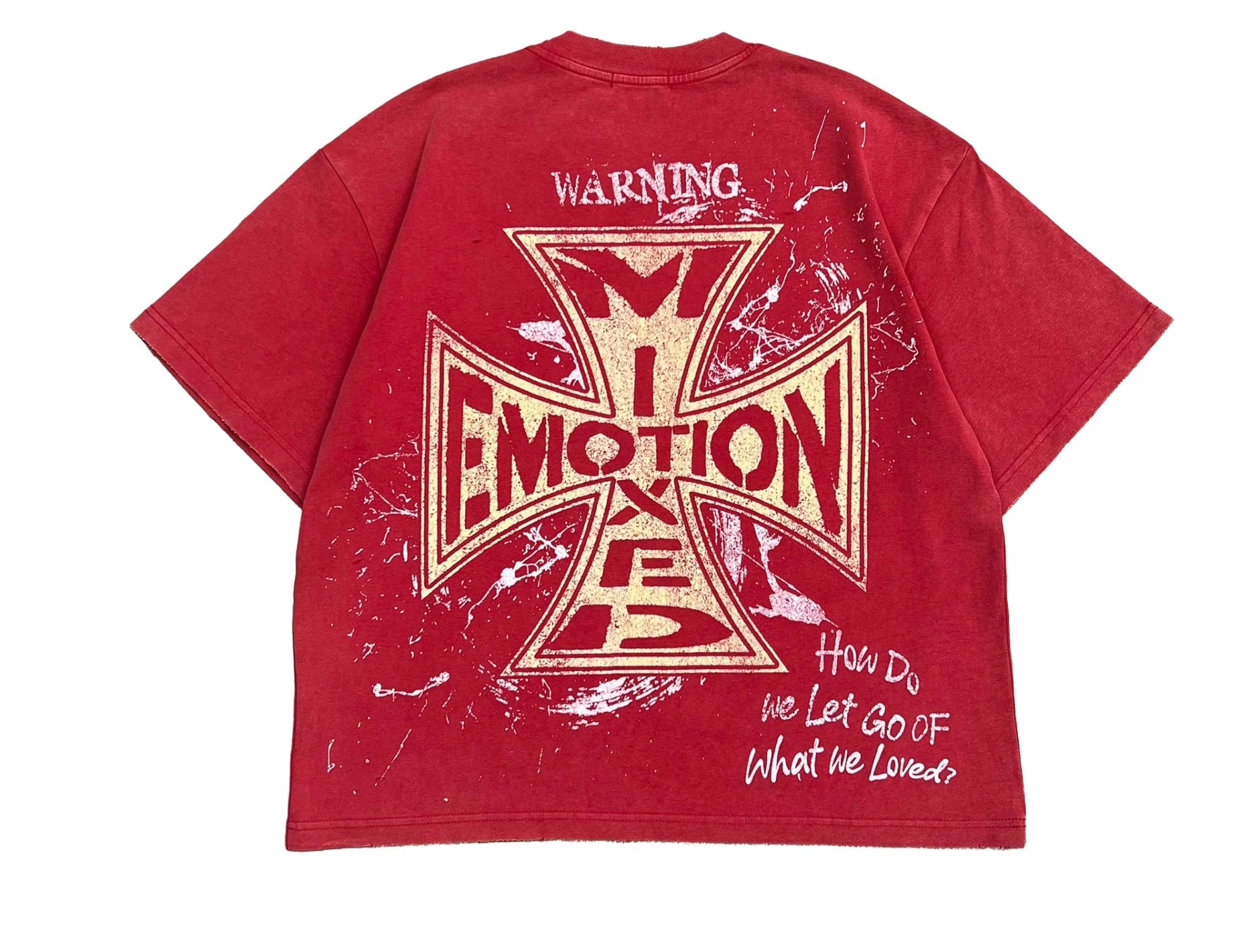 Mixed Emotions Red Crimson Tee