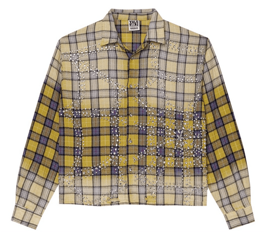 Vale Forever Lemonhead L/S Flannel Yellow/Blue