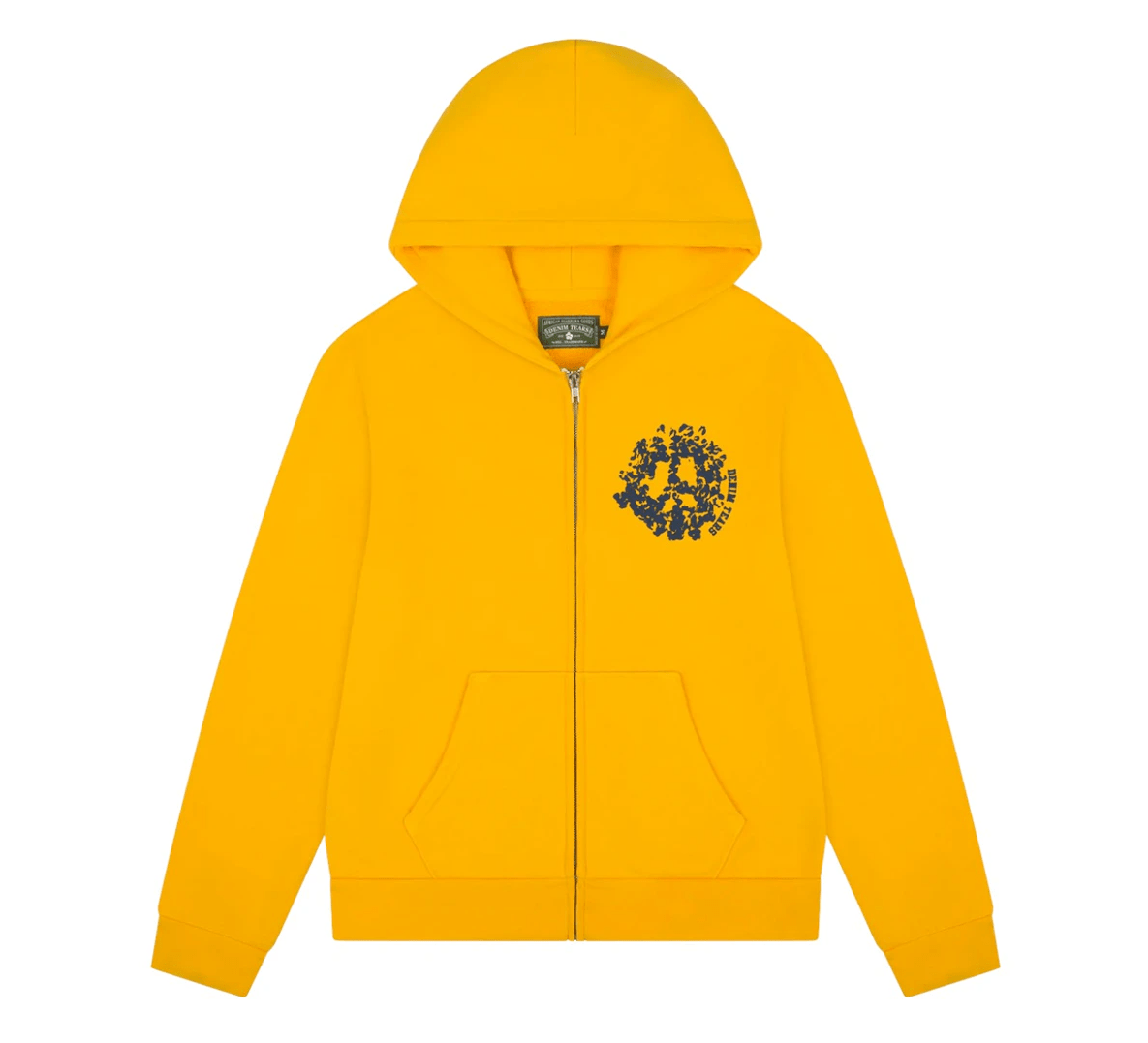 Denim Tears Denim University Zip Hoodie Yellow