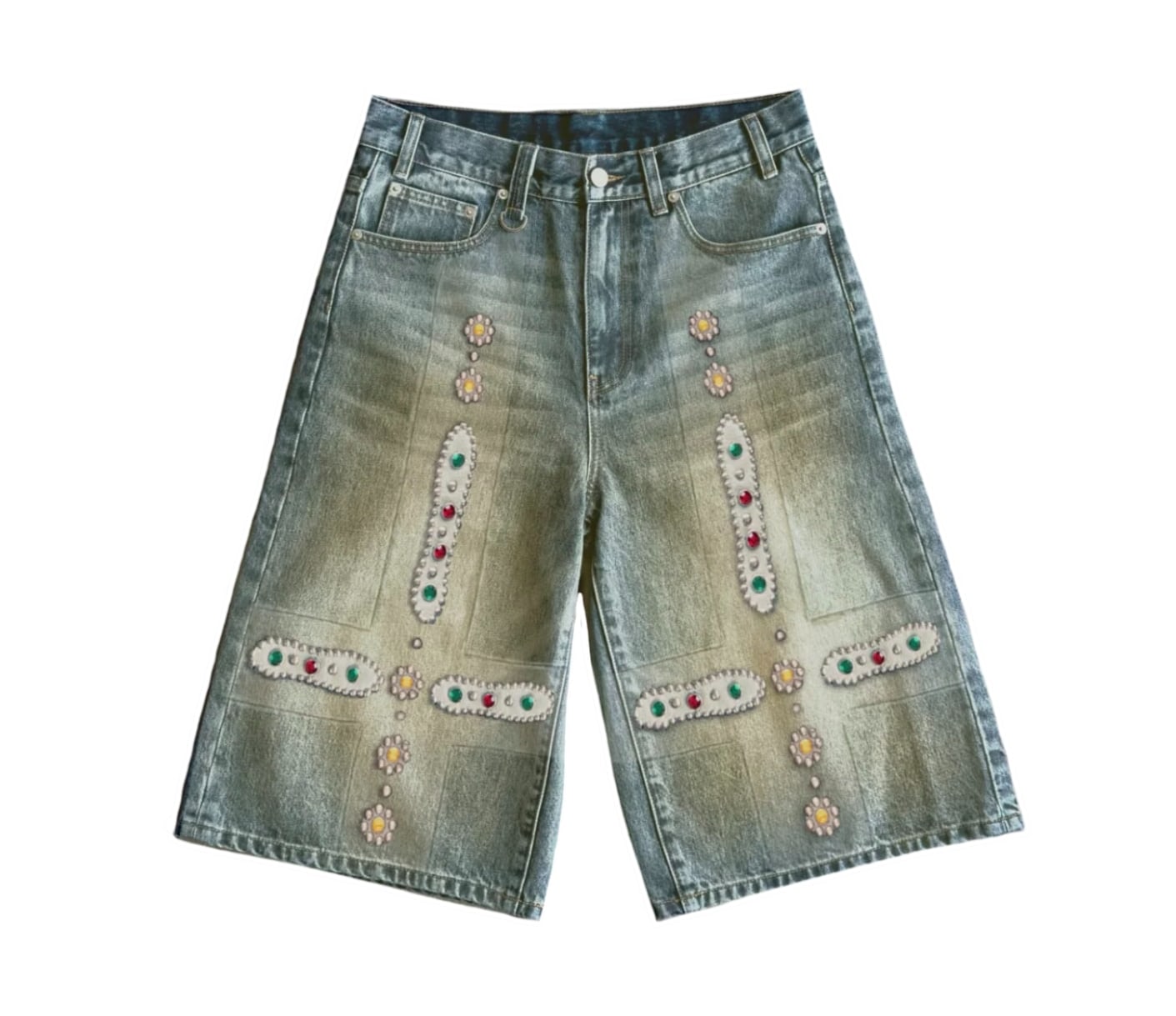 Bravest Studios Sapphire Jorts Blue
