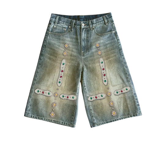 Bravest Studios Sapphire Jorts Blue