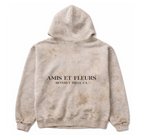 Amis Et Fleurs Rich Junkies Washed Grey Hoodie