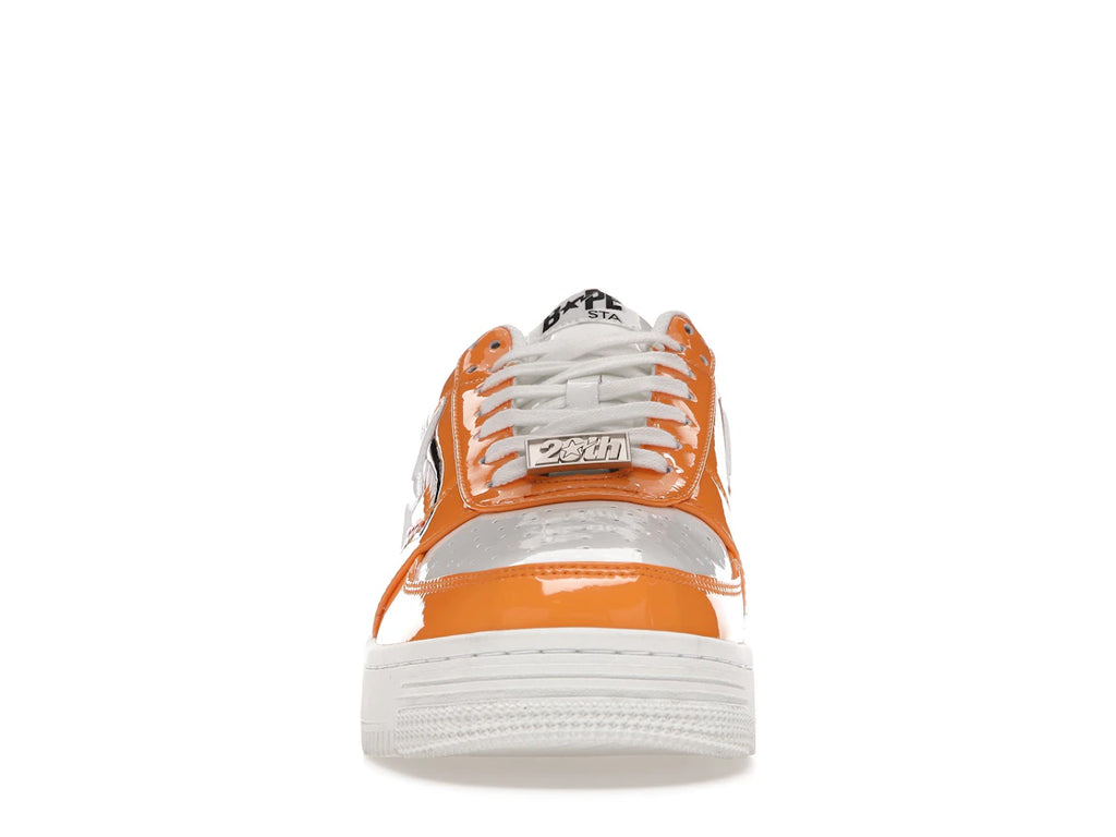A Bathing Ape Bape Sta Low Color Block Shark Orange