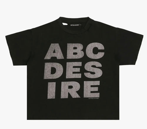 Bottega Desires ABC Desires Tee Black