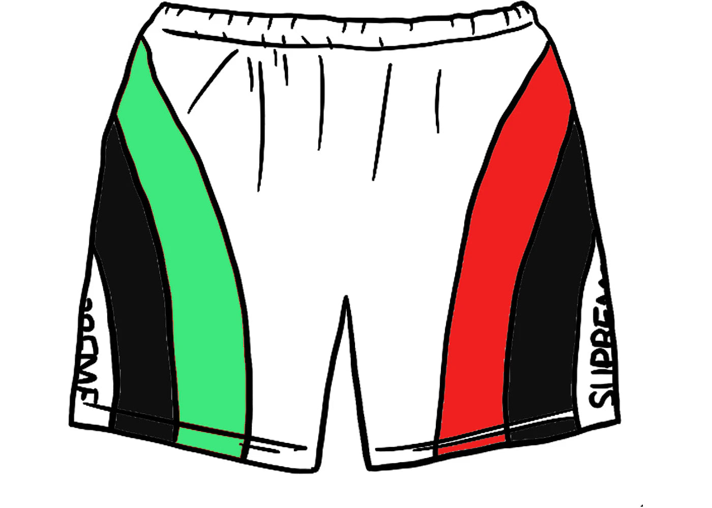 Supreme Milan Sweatshort White