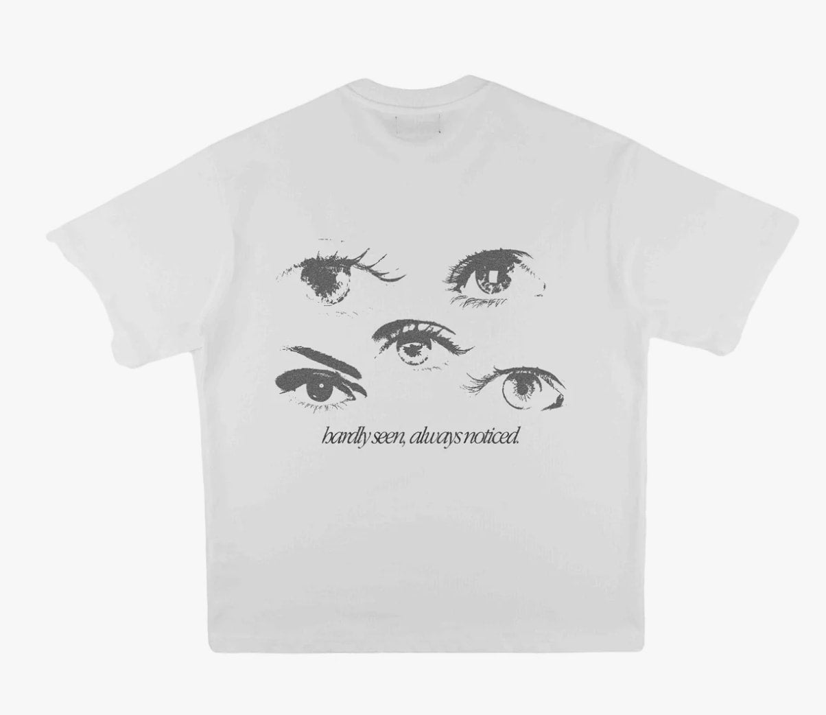 Compliments Hardly Seen, Always Noticed White Vintage Shirt